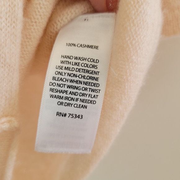 Cynthia Rowley 100% 2-ply Cashmere Crewneck Sweater M - Picture 6 of 8